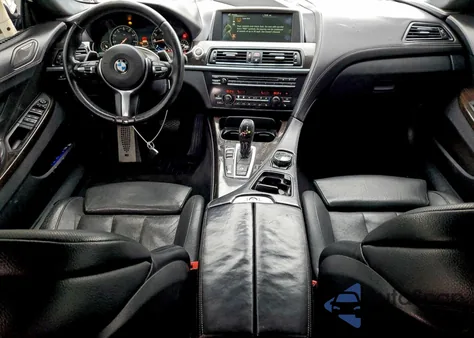 2015 BMW 640 Xi Gran Coupe из США, поврежденный, VIN WBA6B8C57FD453671